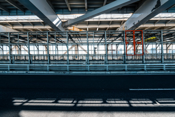 桥上城市建设的复古背景材料日本东京图片下载