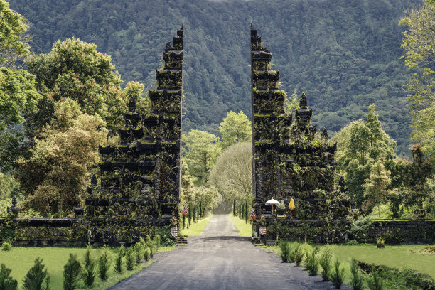 巴厘岛的印度教寺庙图片下载