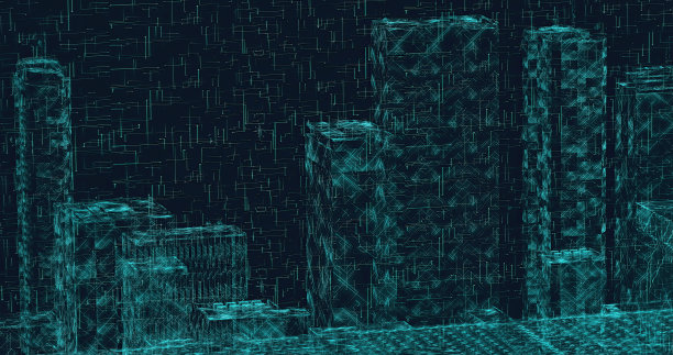 城市以上电信网络，智能电网或5G LTE数据连接的无线移动互联网技术，物联网概念，全球商业，金融科技，区块链图片下载