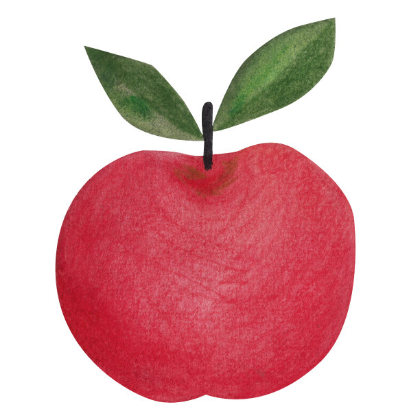 白色背景上的红苹果。水彩插图图片下载