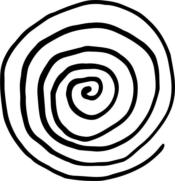 螺旋设计元素图片下载