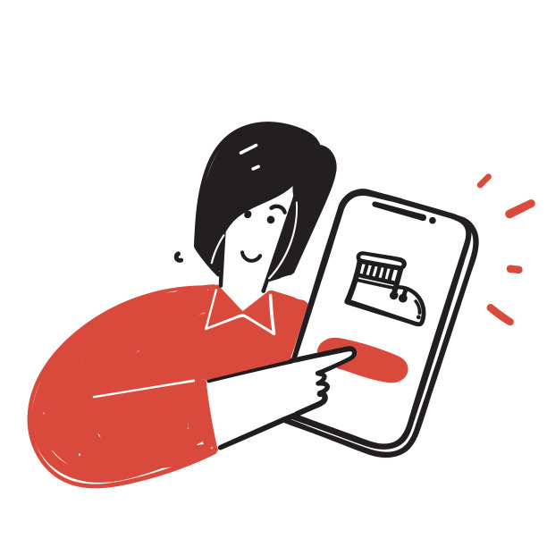 手绘涂鸦人买鞋从移动插图矢量图片下载