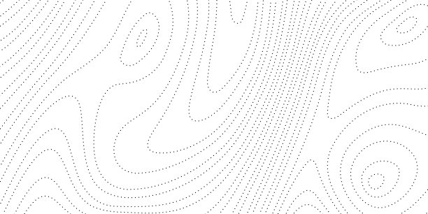 点波线背景。抽象条纹纹理。扭曲和弯曲的线条壁纸。矢量极简设计模板图片下载