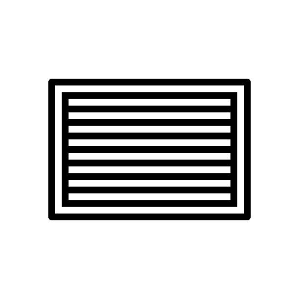 门垫家内部符号图标矢量插图图片下载