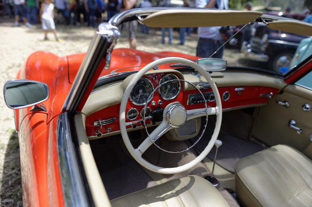 老式汽车内饰照片图片下载