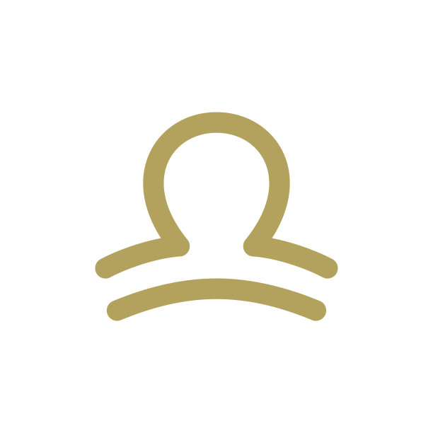 天秤座星座占星星座符号神话深奥线黄金图标vintage矢量图片下载