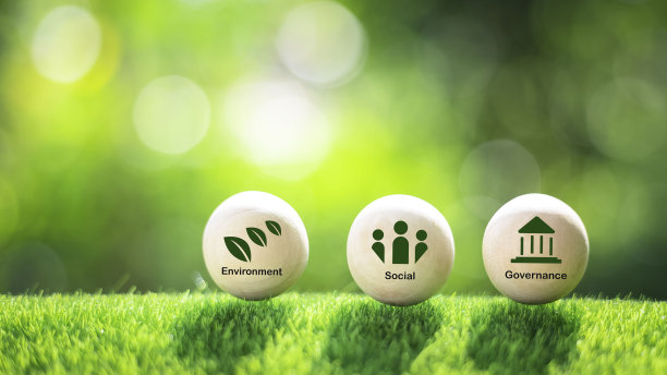 通过考虑环境、社会和治理三个主要领域的责任，实现ESG在木块和未来环境保护和可持续现代化方面的发展。图片下载