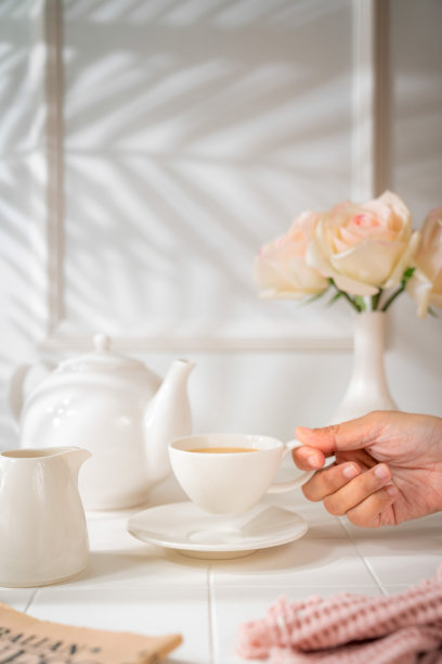 美食摄影中的一杯茶图片下载