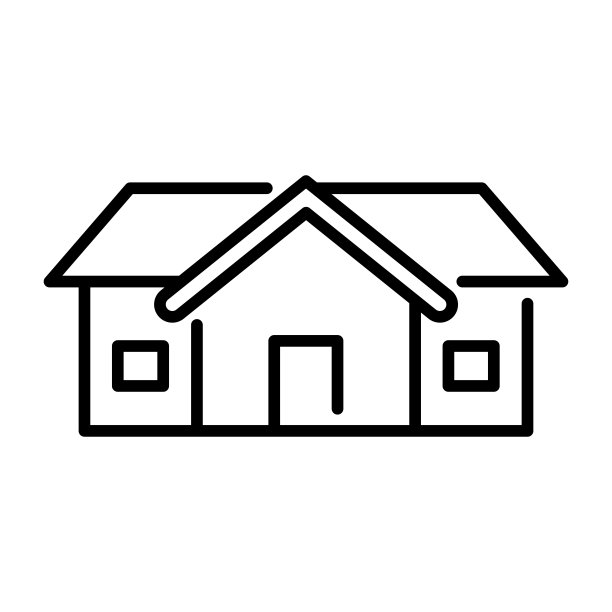 房子线图标。图片下载