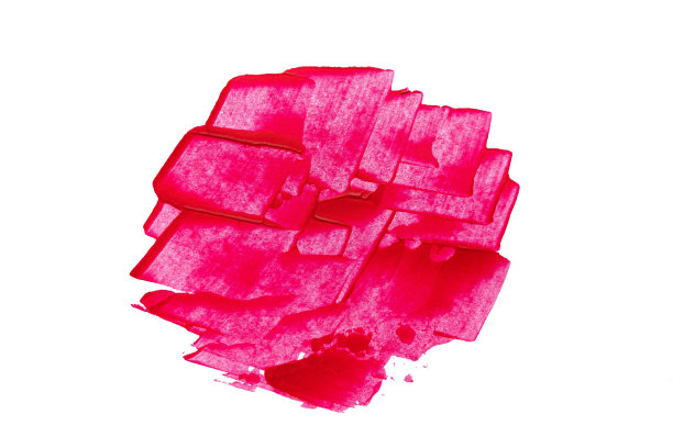 油漆刷设置隔离在白色背景的标志和横幅。笔画，设计，创意，和插图。图片下载