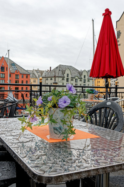 挪威奥勒松市区的街道图片下载