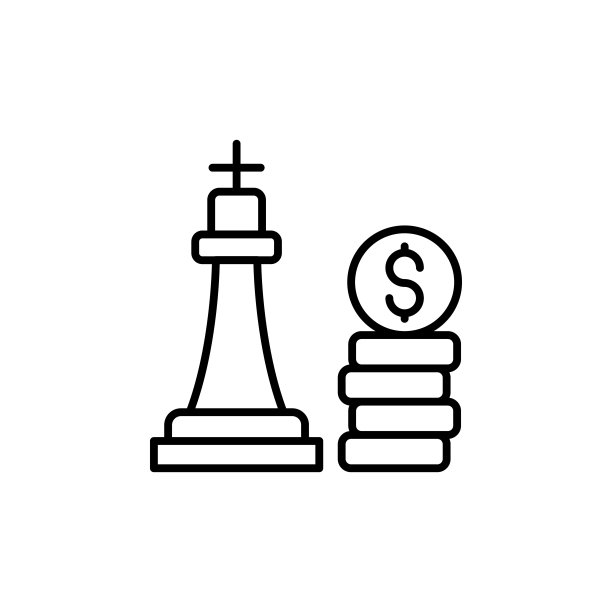 矢量金融策略图标，标志设计图片下载