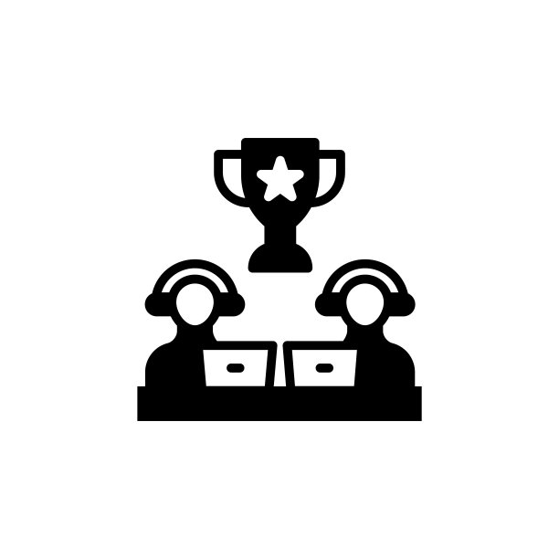 矢量中的竞争图标。标识图片下载