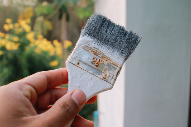 油漆刷不干净图片下载