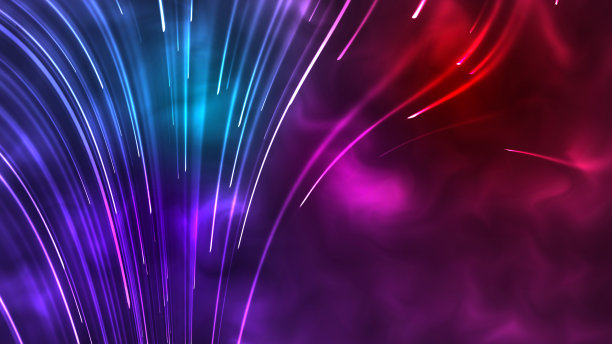 纤维之梦:一个迷人的4K动画，以3D粒子技术创造一个线程般的和空灵的背景图片下载