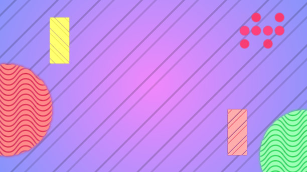 极简的放克:当代和引人入胜的视频背景运动图形与俏皮和时尚的美学图片下载