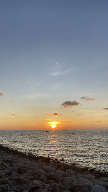 海滩上的日落图片下载