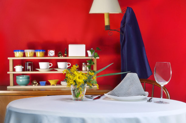 餐厅与厨房货架图片下载