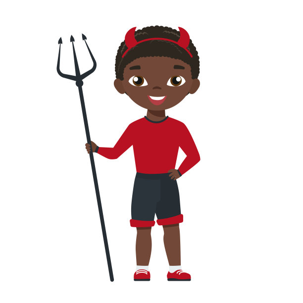 邪恶孩子万圣节服装图片下载