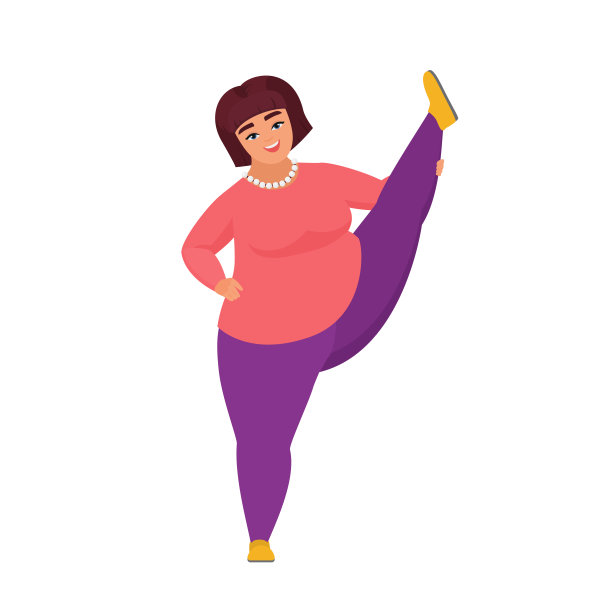 胖乎乎的女人，翘着腿图片下载