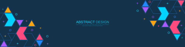 以抽象几何为背景的现代设计创意。极简的矢量纹理与多边形图案的横幅设计或标题图片下载