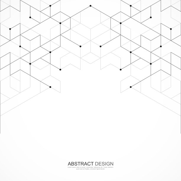 以抽象几何为背景的现代设计创意。极简的矢量纹理与多边形图案图片下载