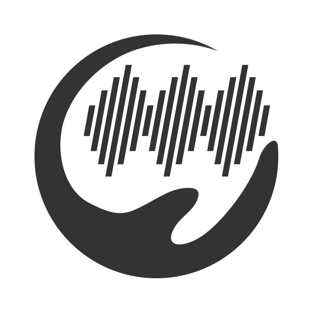 声音波音乐波标志模板图标插图品牌标识。孤立和平面的插图。矢量图形图片下载