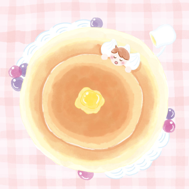 煎饼的床图片下载