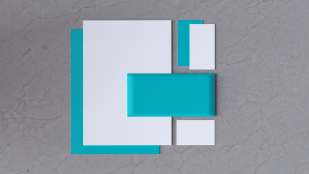 企业法人身份模板集。品牌文具模型图片下载