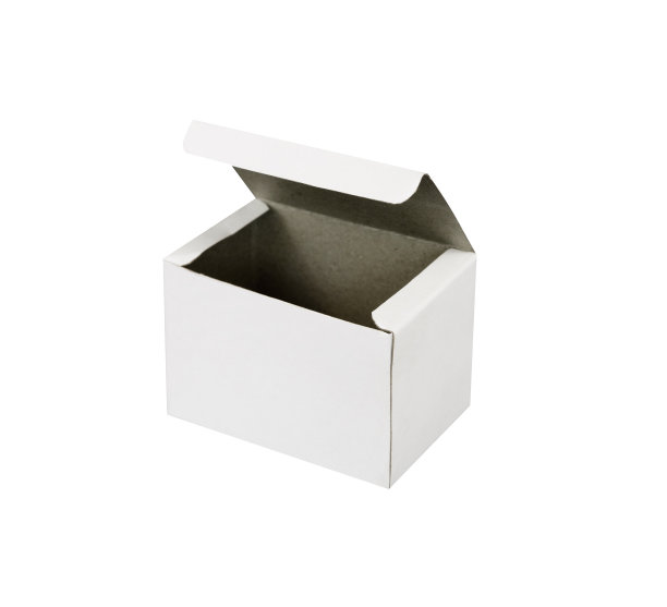 打开白色纸盒包装模型图片下载