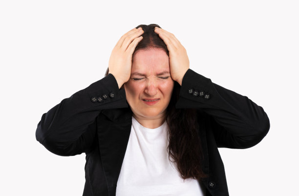 女商人头痛图片下载