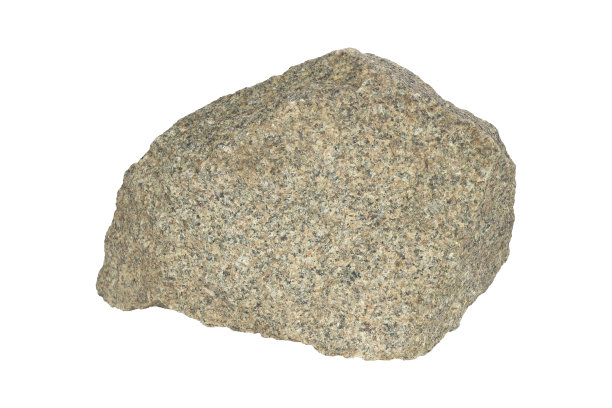 石头从背景中隔离出来，一块石头用于拼贴图片下载