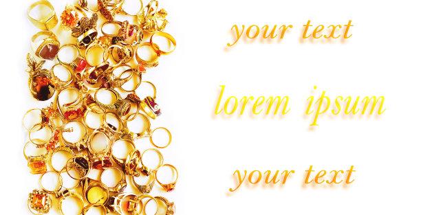 金戒指隔离图片下载