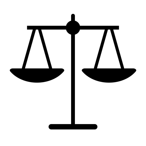 平衡刻度图标。天秤座图标。向量。图片下载