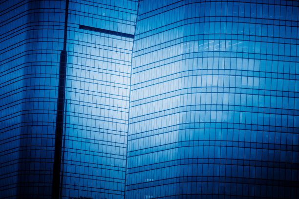 中国城市现代办公建筑特写图片下载