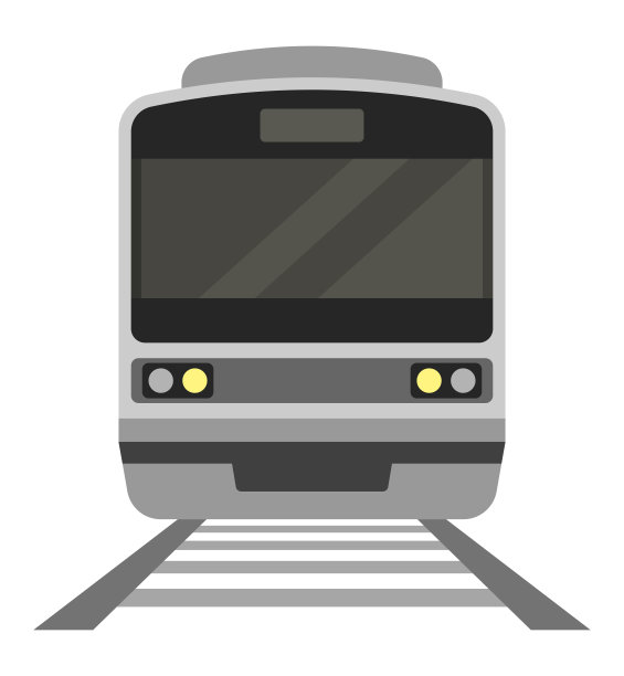 火车孤立矢量图。图片下载