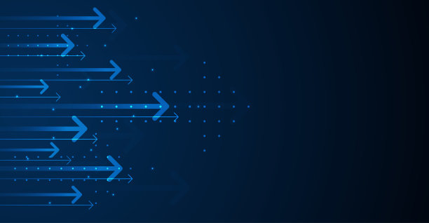 抽象箭头方向。技术背景图片下载