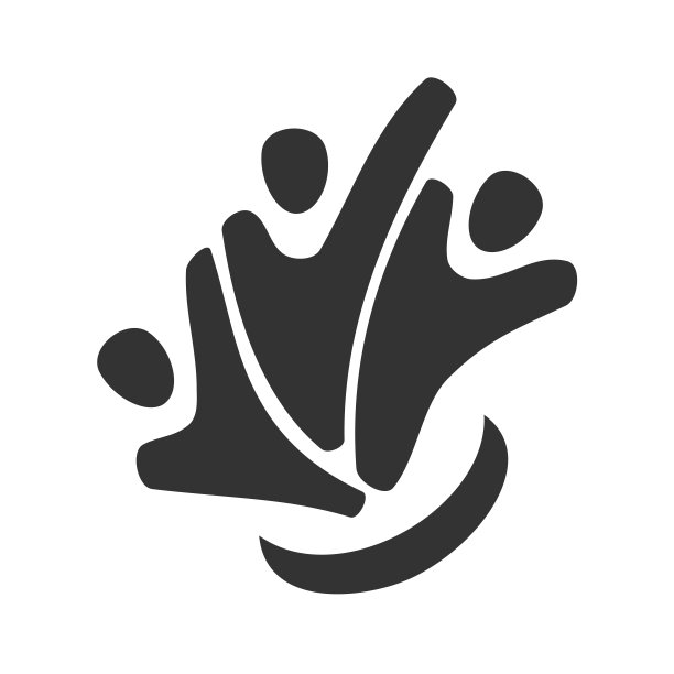 社会关系社区标志模板图标插图品牌标识。孤立和平面的插图。矢量图形图片下载