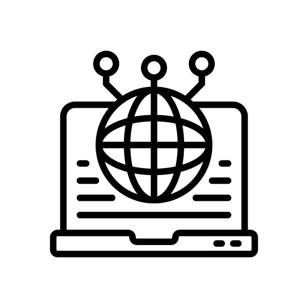 矢量网络空间图标图片下载