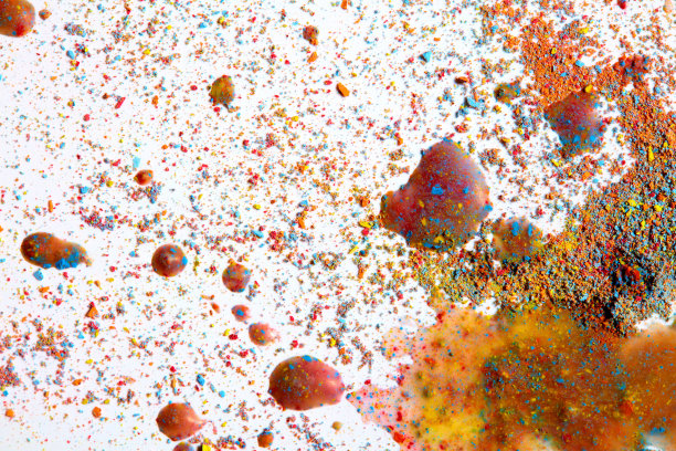 抽象丙烯笔触。图片下载