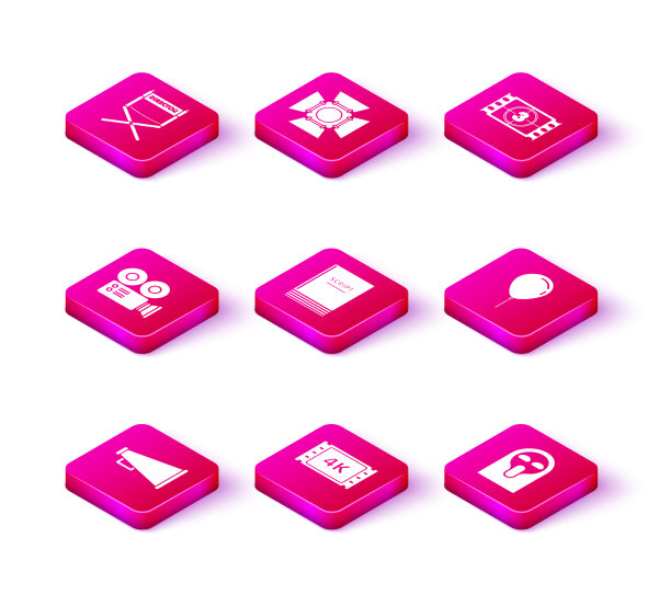 设置扩音器4k电影磁带框架影院图片下载