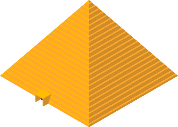 埃及金字塔地标组成图片下载