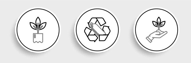 集行厂于环保之手图片下载