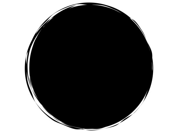 粗糙的日式圆形框架图片下载