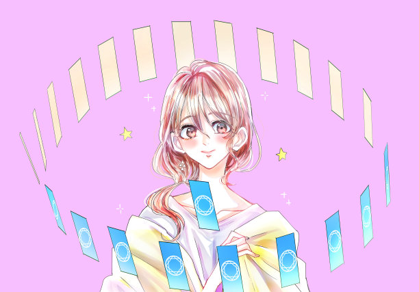 算命的女人用塔罗牌图片下载