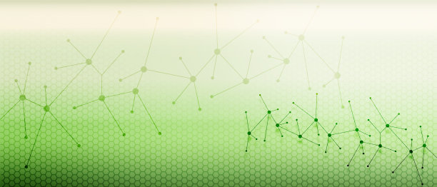 六边形抽象背景与几何粒子形状。科学、技术和医学概念图片下载