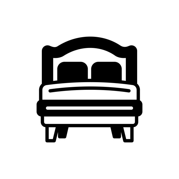 卧室图标矢量。标识图片下载