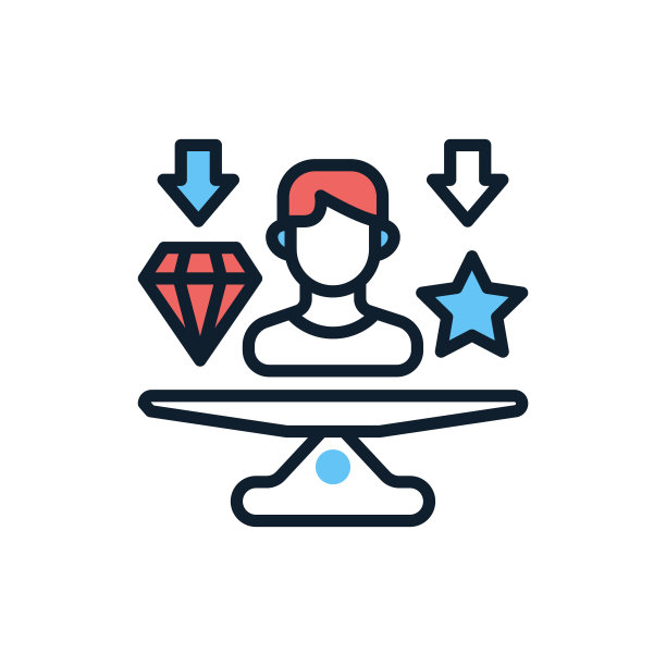 矢量中的自我实现图标。标识图片下载