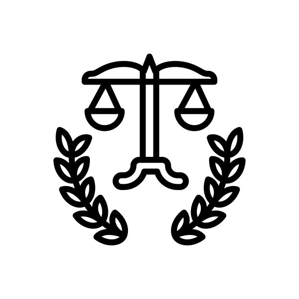 公益法律矢量图标标志图片下载