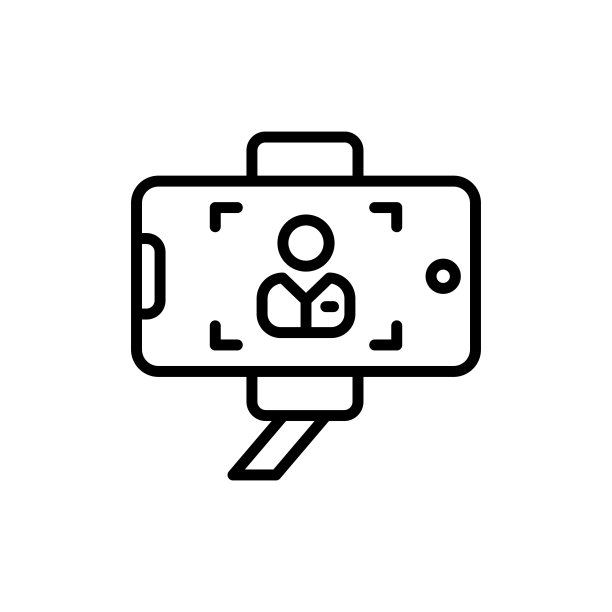 矢量自拍图标。标识图片下载